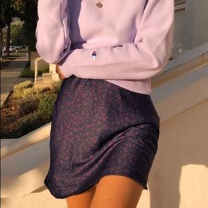 urban outfitters rosa mini skirt